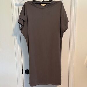 Casual Olive Green T-Shirt Dress